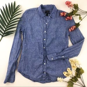 J crew slim perfect Baird McNutt 100% Irish linen